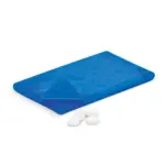 Pepermuntdoos ecru blauw - Hidalgo-werbeartikel Pepermuntdoos, ecru / blauw