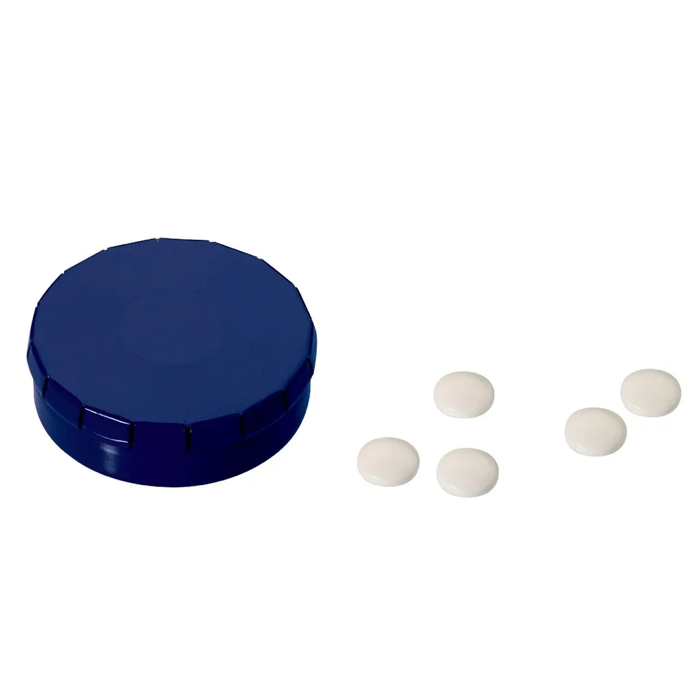 Pepermuntblik rond blauw - Hidalgo Pepermuntblik rond, blauw
