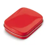 Pepermuntblik rechthoek, rood