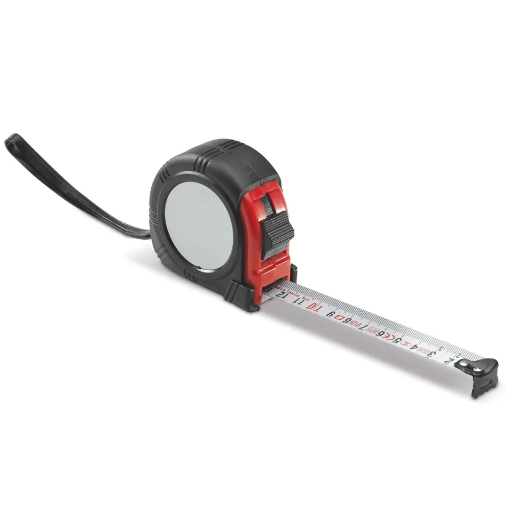 Rolmaat 5 meter rood - Hidalgo-werbeartikel Rolmaat 5 meter, rood