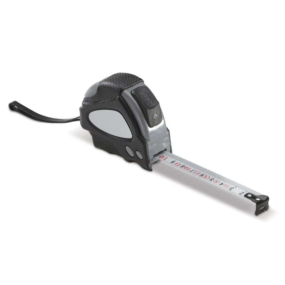 Assist Rolmaat 3 meter grijs zwart - Hidalgo Assist Rolmaat 3 meter, grijs / zwart
