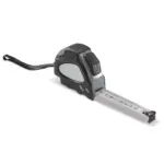 Assist Rolmaat 5 meter, grijs / zwart
