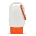 Zonnebrandlotion met Karabijnhaak SPF30 Gerecycled Materiaal 30ml, oranje