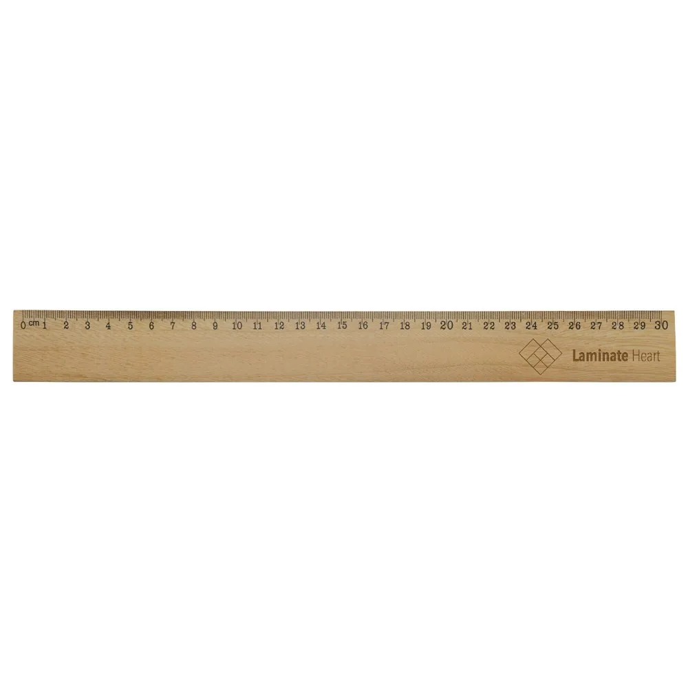 Houten liniaal 30cm