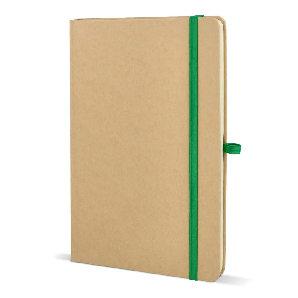 Notitieboek Kraftpapier A5 groen - Hidalgo Notitieboek Kraftpapier A5, groen
