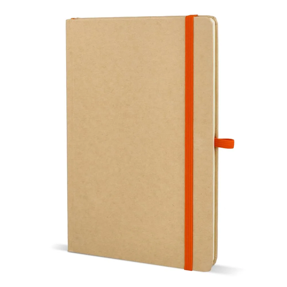 Notitieboek Kraftpapier A5 oranje - Hidalgo Notitieboek Kraftpapier A5, oranje
