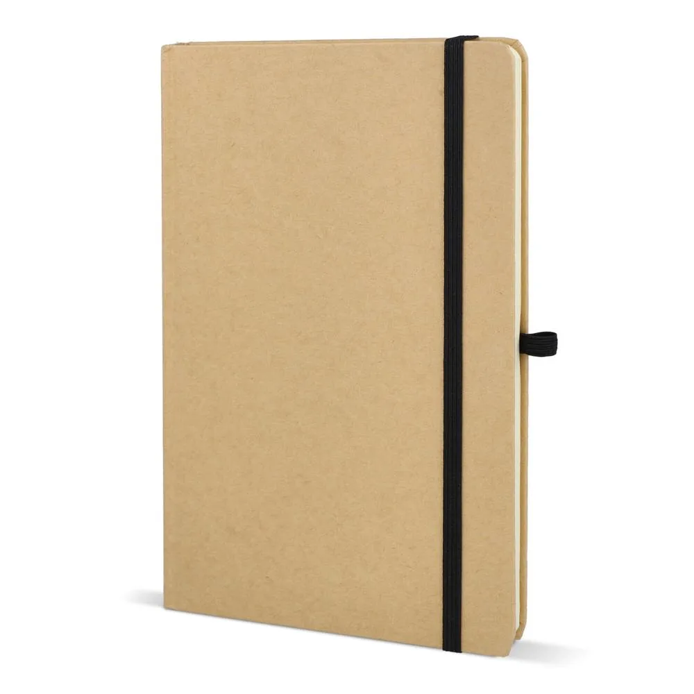 Notitieboek Kraftpapier A5 zwart - Hidalgo Notitieboek Kraftpapier A5, zwart