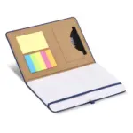 Notitieboek Olmo hardcover PU A5 met sticky notes — productfoto 5