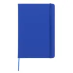 Notitieboek A5 PU met puntraster pagina's, blauw