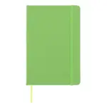 Notitieboek A5 PU met puntraster pagina's, lichtgroen
