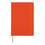 Notitieboek A5 PU met puntraster pagina's, oranje