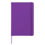 Notitieboek A5 PU met puntraster pagina's, paars