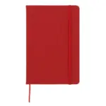 Notitieboek A5 PU met puntraster pagina's, rood