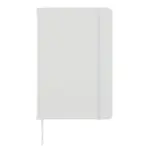 Notitieboek A5 PU met puntraster pagina's, wit