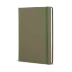 A5-notitieboek van PU, dried green