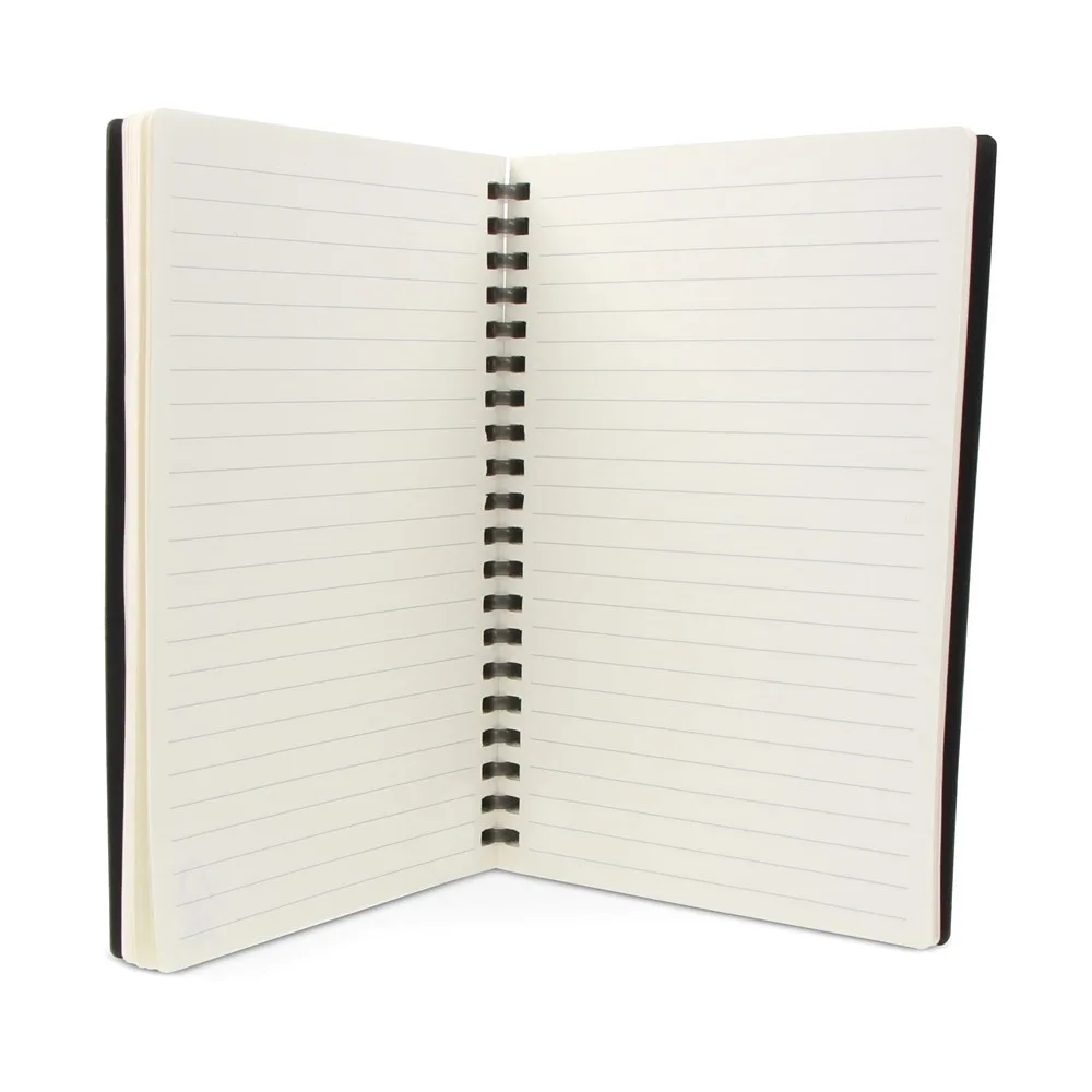 Notebook gerecycled leer Midi productfoto 3 - Hidalgo Notebook gerecycled leer Midi — productfoto 3