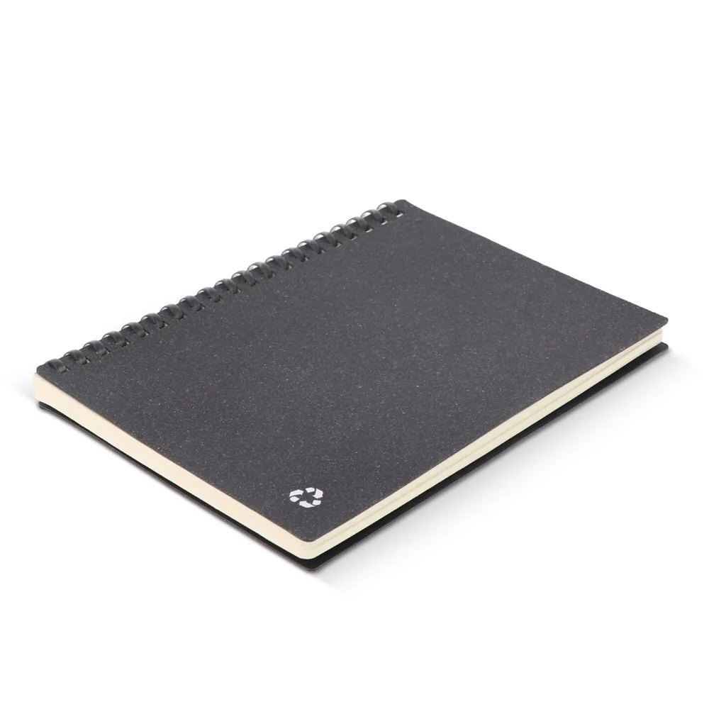 Notebook gerecycled leer Midi productfoto 7 - Hidalgo Notebook gerecycled leer Midi — productfoto 7