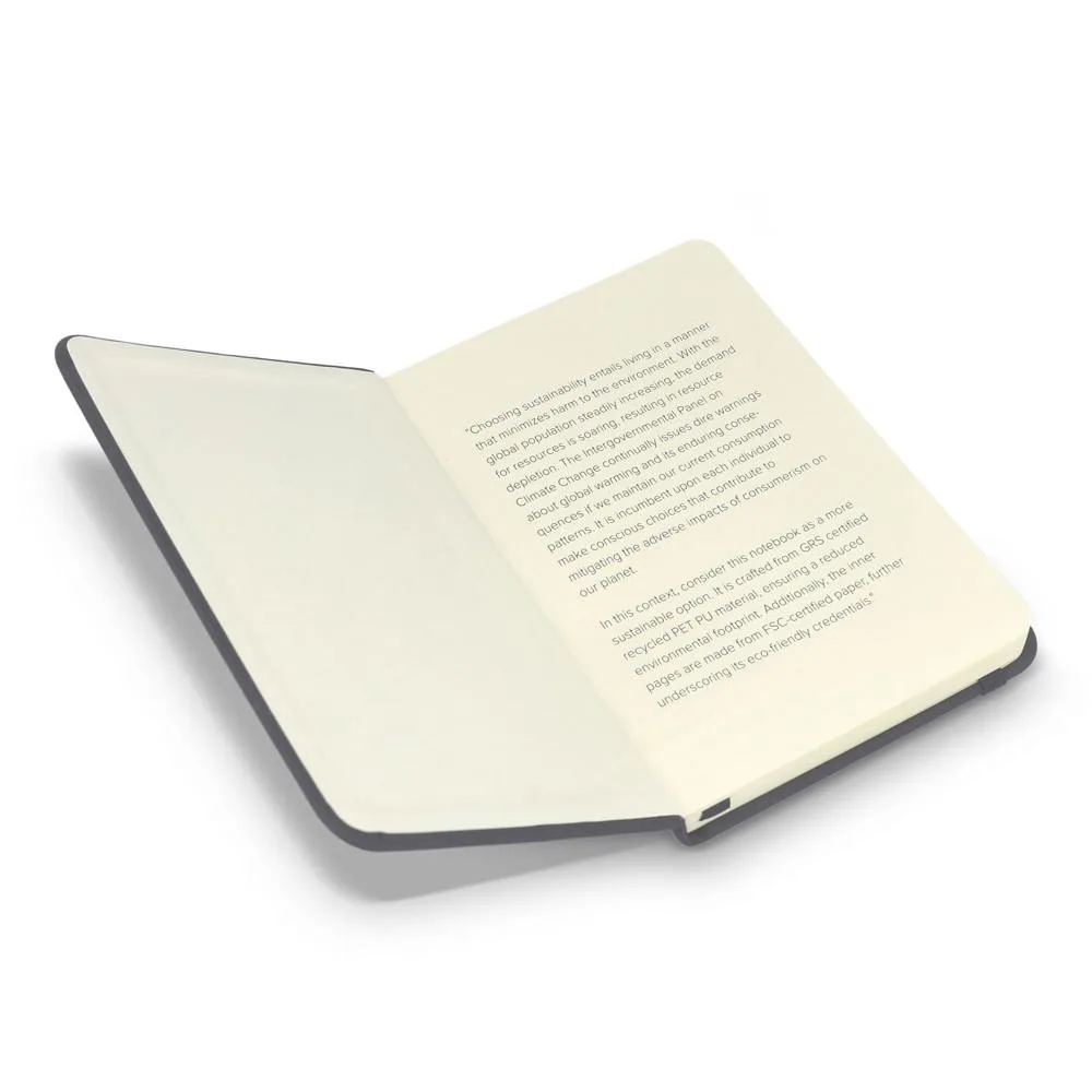 Notebook R-PETPU A6 productfoto 8 - Hidalgo Notebook R-PET/PU A6 — productfoto 8
