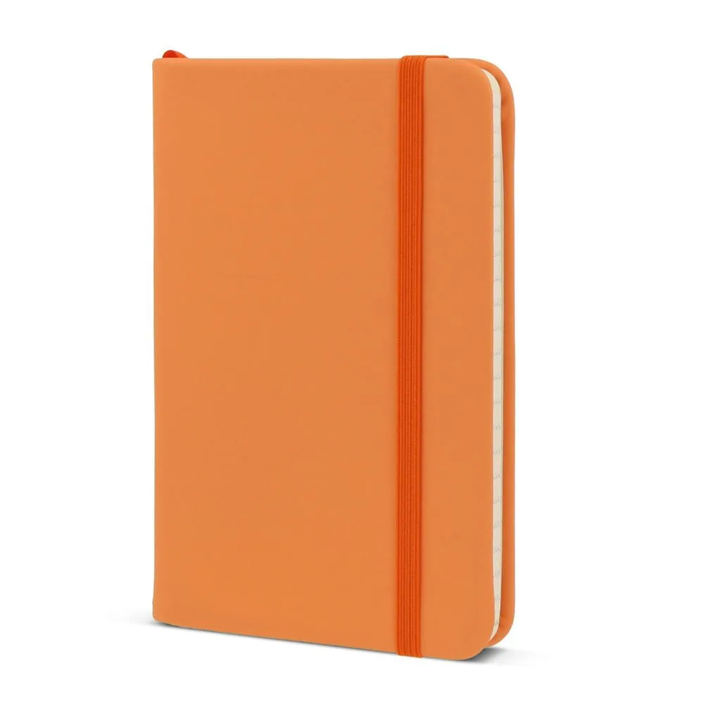Notebook R-PETPU A6 oranje - Hidalgo Notebook R-PET/PU A6, oranje
