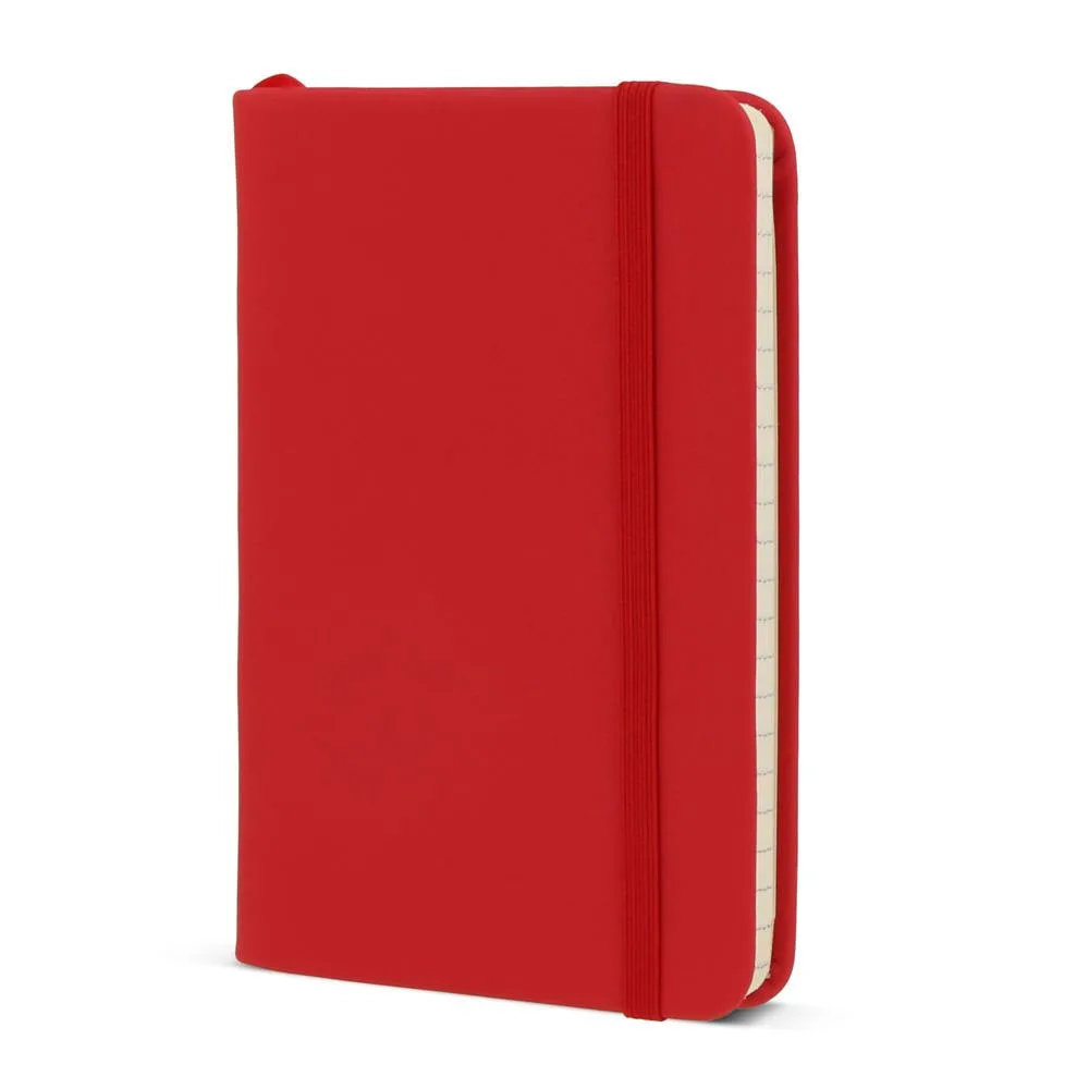 Notebook R-PETPU A6 rood - Hidalgo Notebook R-PET/PU A6, rood