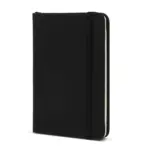 Notebook R-PETPU A6 zwart - Hidalgo Notebook R-PET/PU A6, zwart