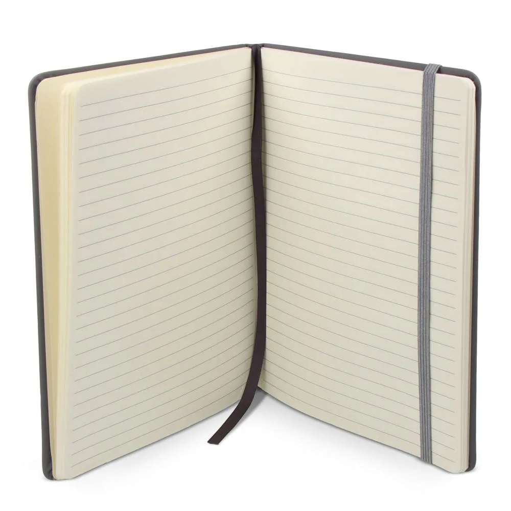Notitieboek R-PETPU A5 productfoto 7 - Hidalgo Notitieboek R-PET/PU A5 — productfoto 7