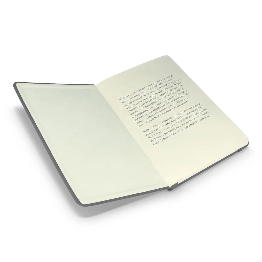 Notitieboek R-PETPU A5 productfoto 13 - Hidalgo Notitieboek R-PET/PU A5 — productfoto 13