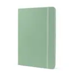 Notitieboek R-PETPU A5 olijfgroen - Hidalgo Notitieboek R-PET/PU A5, olijfgroen