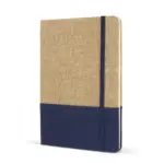 Notitieboek jute R-PET, donkerblauw