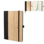 Notitieboek bamboe R-PET A5 - Hidalgo Notitieboek bamboe & R-PET A5