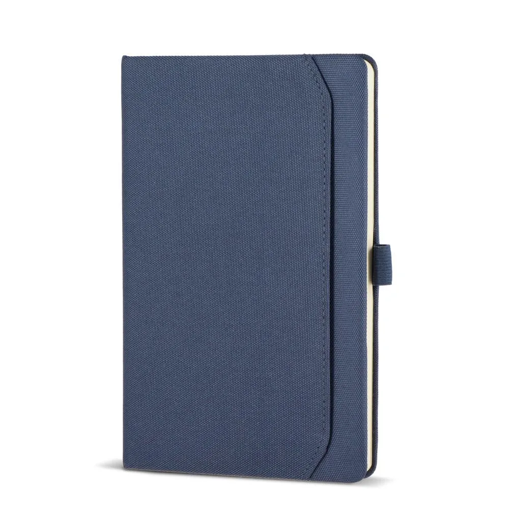 Notitieboek met vak Ashira A5 donkerblauw - Hidalgo Notitieboek met vak Ashira A5, donkerblauw