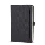Notitieboek met vak Ashira A5 zwart - Hidalgo Notitieboek met vak Ashira A5, zwart