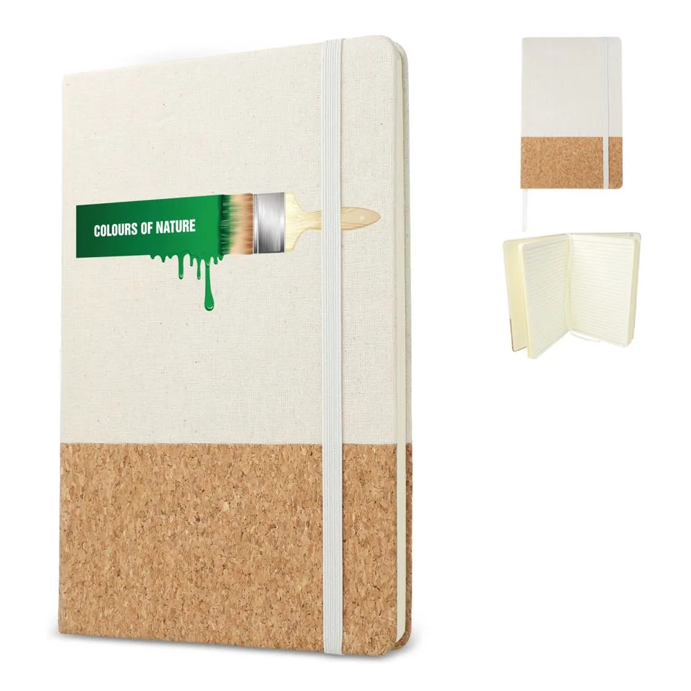 Notitieboek katoen & kurk A5