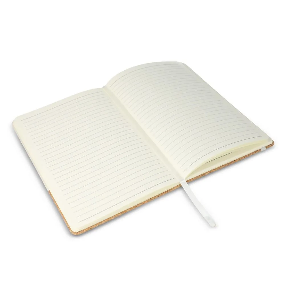 Notitieboek katoen kurk A5 productfoto 5 - Hidalgo Notitieboek katoen & kurk A5 — productfoto 5