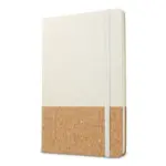 Notitieboek katoen & kurk A5, natuur