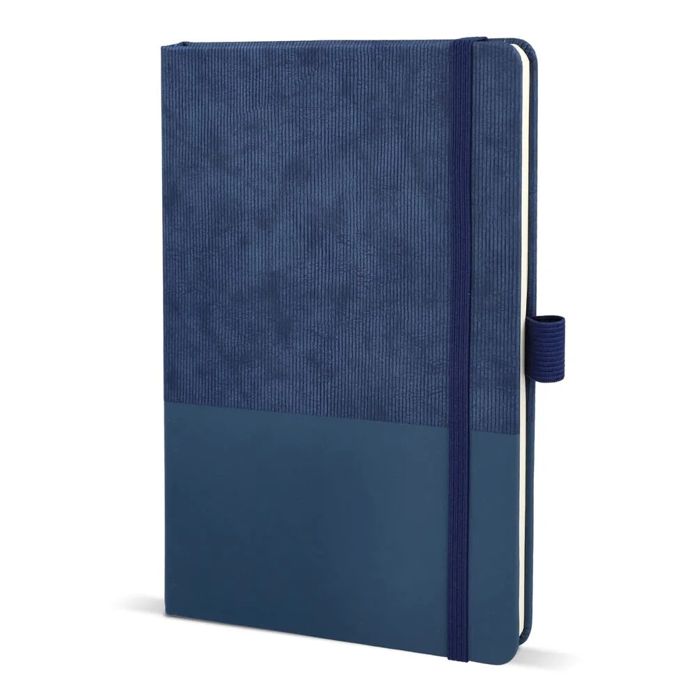 Notitieboek Thermo-leder A5 donkerblauw - Hidalgo Notitieboek Thermo-leder A5, donkerblauw