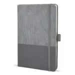 Notitieboek Thermo-leder A5 grijs - Hidalgo Notitieboek Thermo-leder A5, grijs