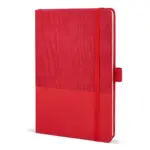 Notitieboek Thermo-leder A5 rood - Hidalgo Notitieboek Thermo-leder A5, rood