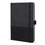Notitieboek Thermo-leder A5 zwart - Hidalgo Notitieboek Thermo-leder A5, zwart