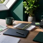 Custom Notebook Iroko Hardcover Laser Engraved Pen Loop A5 — product photo 10