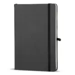Notitieboek Iroko hardcover laser A5 zwart-zwart - Hidalgo Notitieboek Iroko hardcover laser A5, zwart-zwart