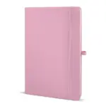 PU-Notitieboekje Sora A5, pastel rose