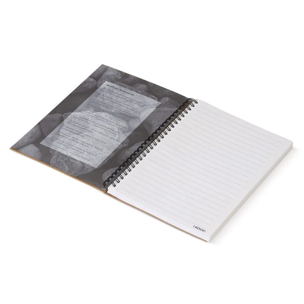Rock paper notitieboek A5 productfoto 6 - Hidalgo Rock paper notitieboek A5 — productfoto 6