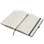 Hardcover notebook recycled leer A5 — productfoto 3