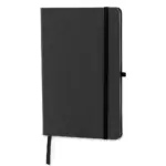 Hardcover notebook recycled leer A5, donker grijs