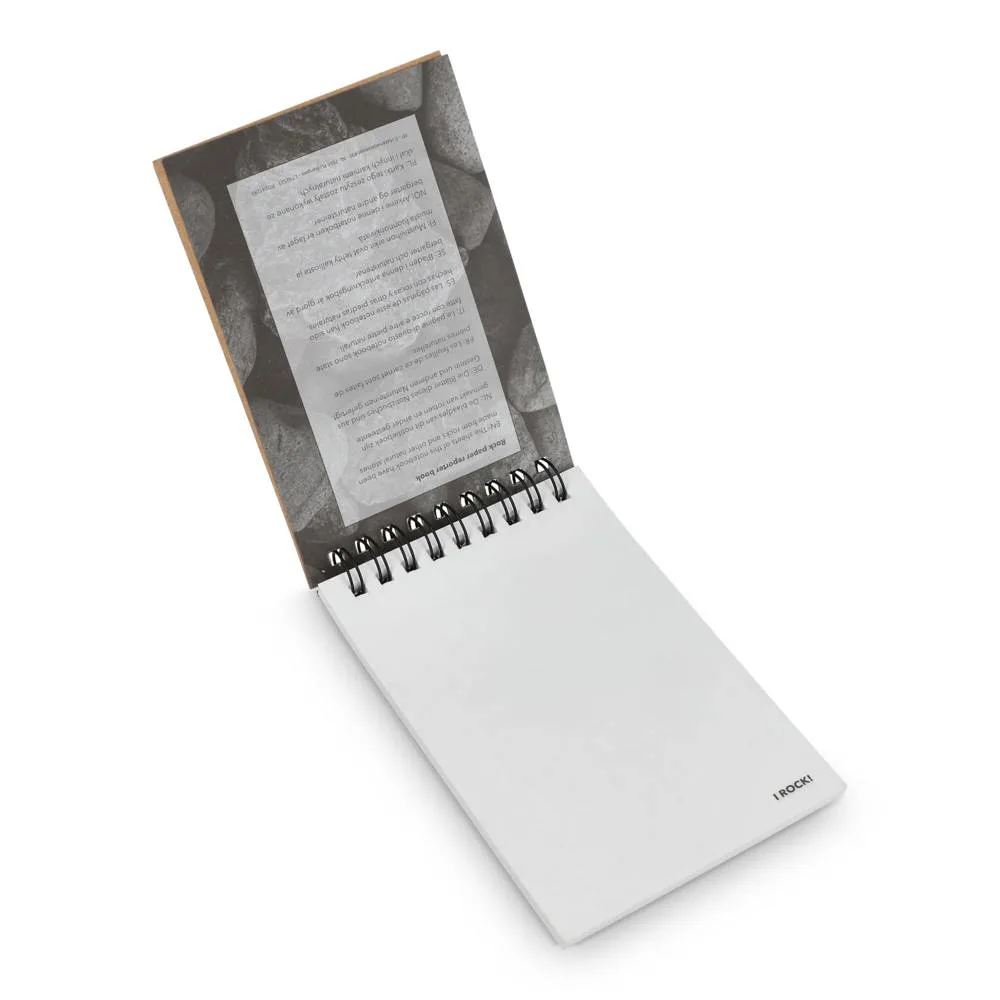 Rock paper reporterboek 85x135mm productfoto 5 - Hidalgo-werbeartikel Rock paper reporterboek 85x135mm — productfoto 5
