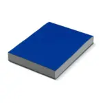 Notitieblock gerecycled papier 150 vellen, blauw