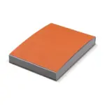 Notitieblock gerecycled papier 150 vellen, oranje