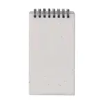 Zaadpapier notitieboekje en zelfklevende memoblaadjes wit - Hidalgo Zaadpapier notitieboekje en zelfklevende memoblaadjes, wit