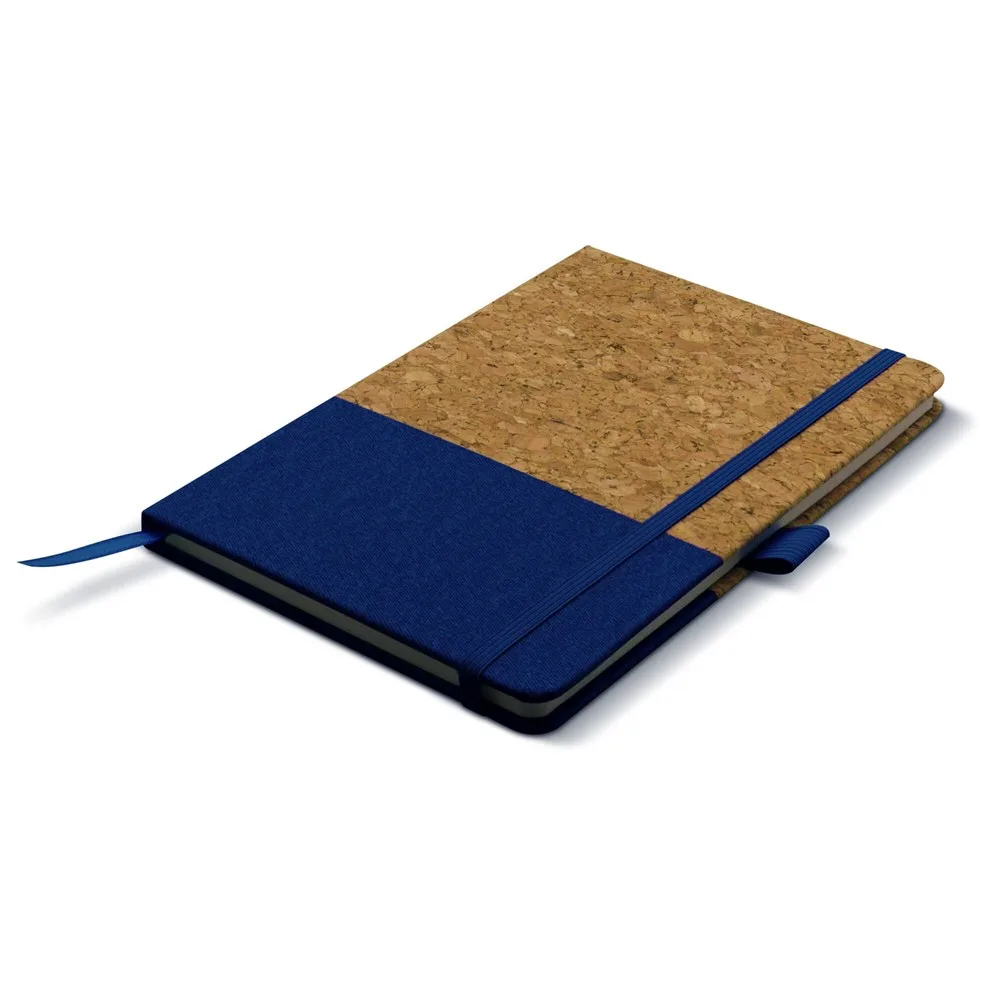 Kurk notitieboek A5 donkerblauw - Hidalgo Kurk notitieboek A5, donkerblauw